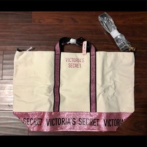 Victoria’s Secret XL Tote Bag with Extra Strap